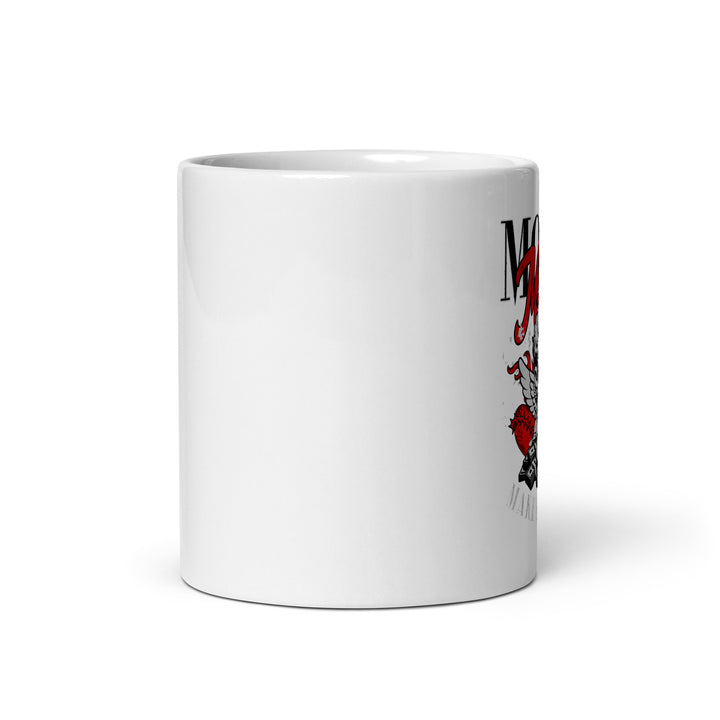 White glossy mug