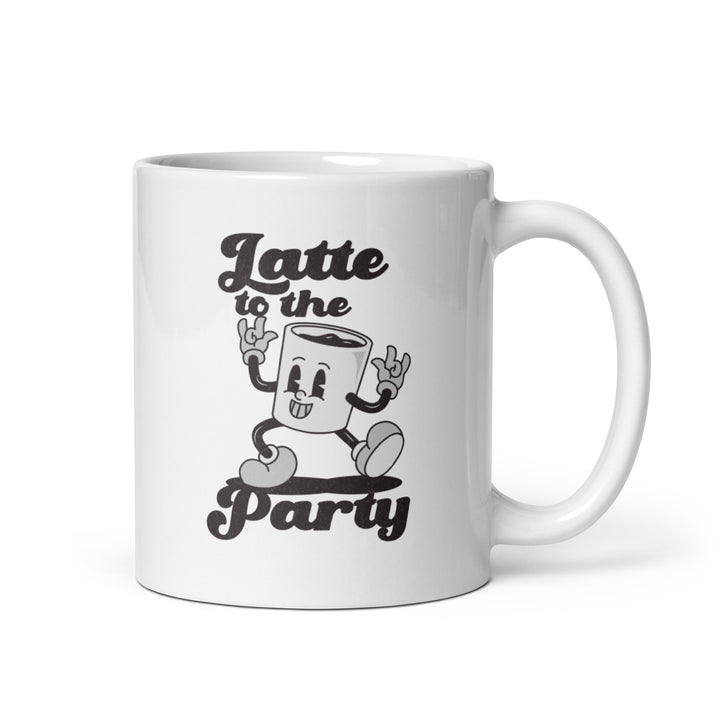 White glossy mug