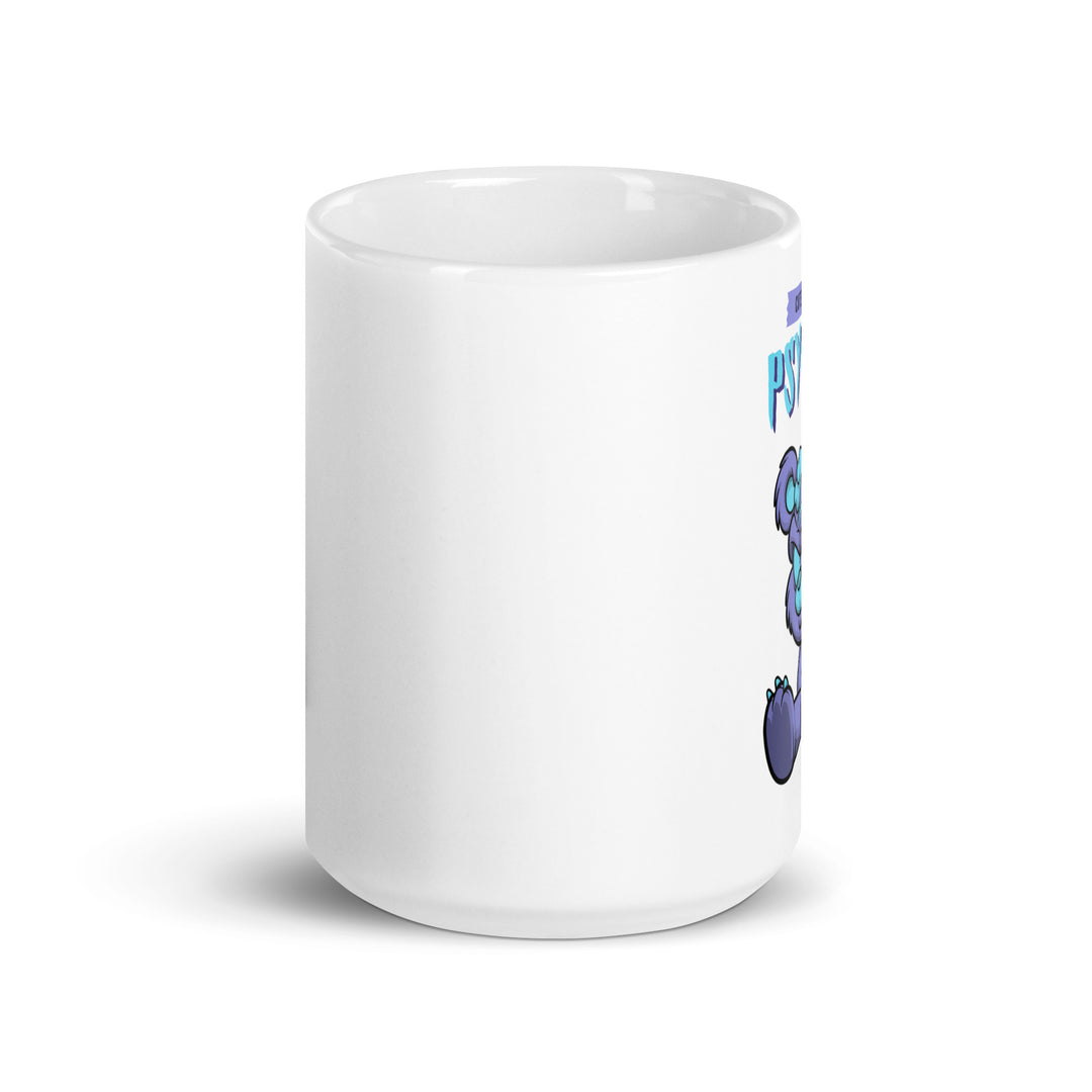 White glossy mug