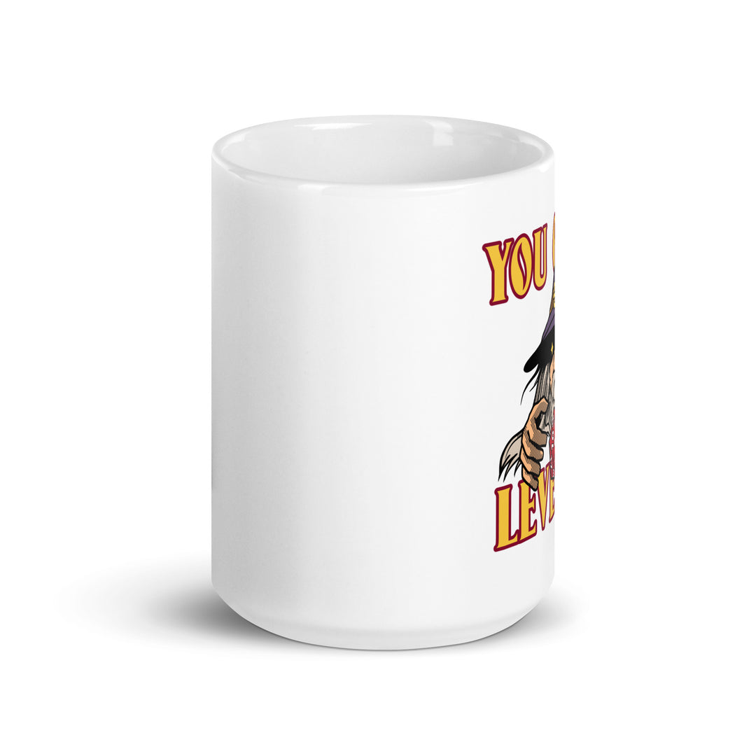 White glossy mug