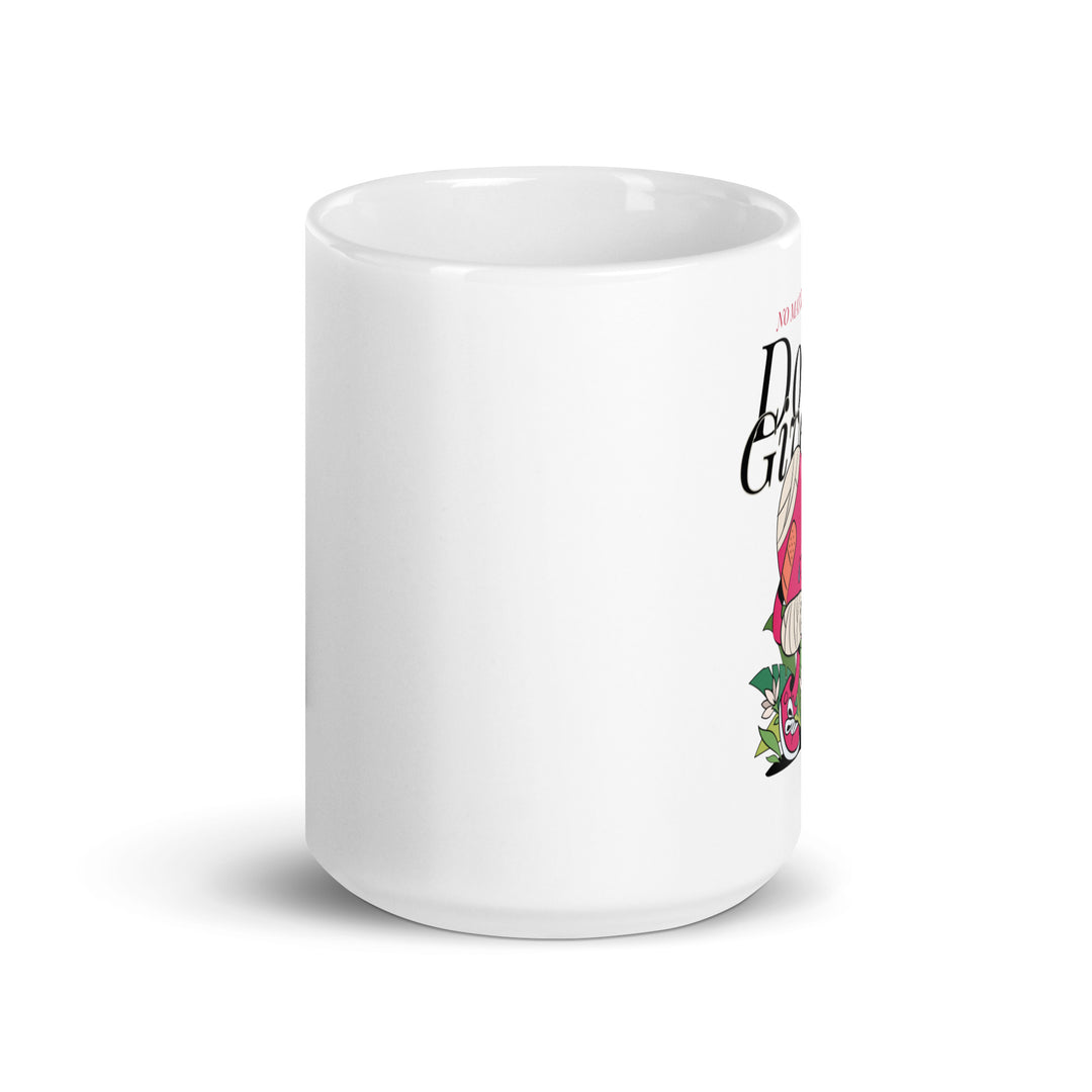 White glossy mug