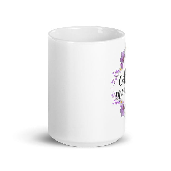 White glossy mug